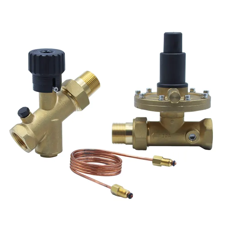 วาล์วปรับสมดุลการไหลอัตโนมัติในตัวสำหรับท่อของเหลว HVAC